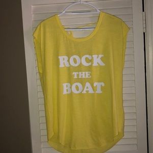 Victoria secret yellow blouse size small